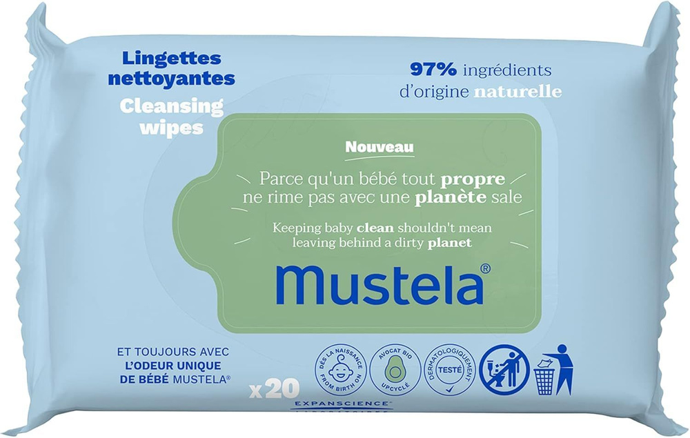 Mustela Влажные салфетки 1 шт #1