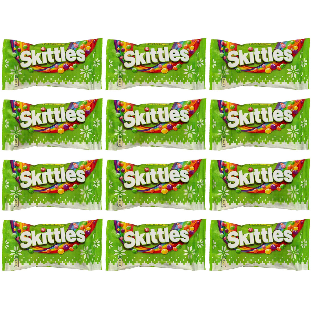 Skittles Драже КислоМикс зеленый, 38 г, 12 шт в коробке #1