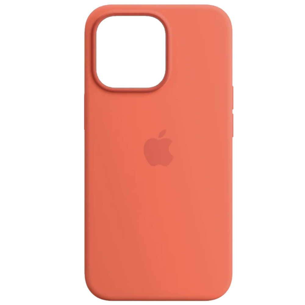 Чехол SILICONE CASE для смартфона IPHONE 13 с MagSafe, оригинальный силиконовый чехол с NFC, цвет Нектарин #1