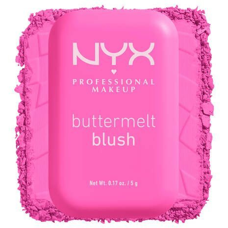 NYX Professional Makeup Buttermelt Blush, Кремово-розовые пудровые румяна  #1