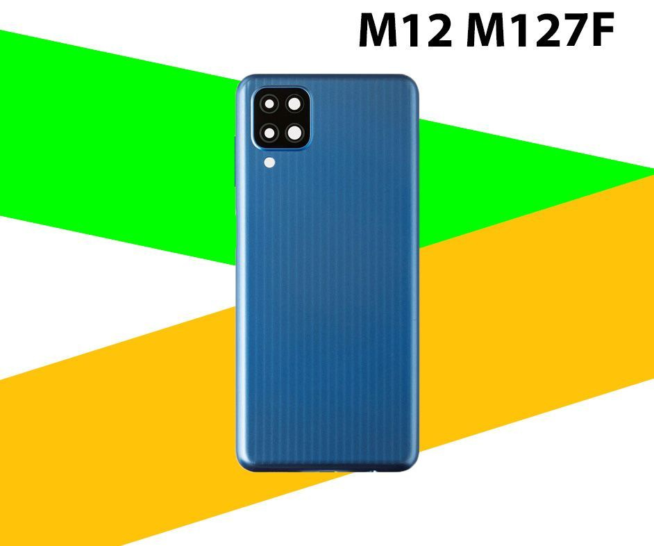 Задняя крышка для Samsung Galaxy M12 SM-M127F (синий) #1