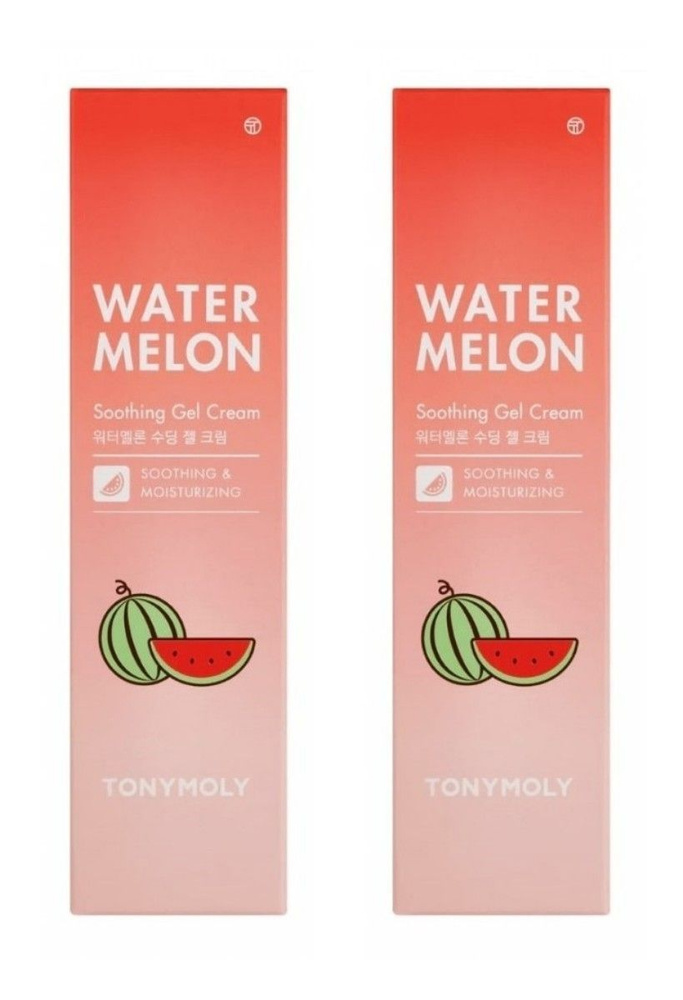 Tonymoly Успокаивающий и увлажняющий гель-крем для лица Watermelon Soothing Gel Cream, с экстрактом арбуза, #1