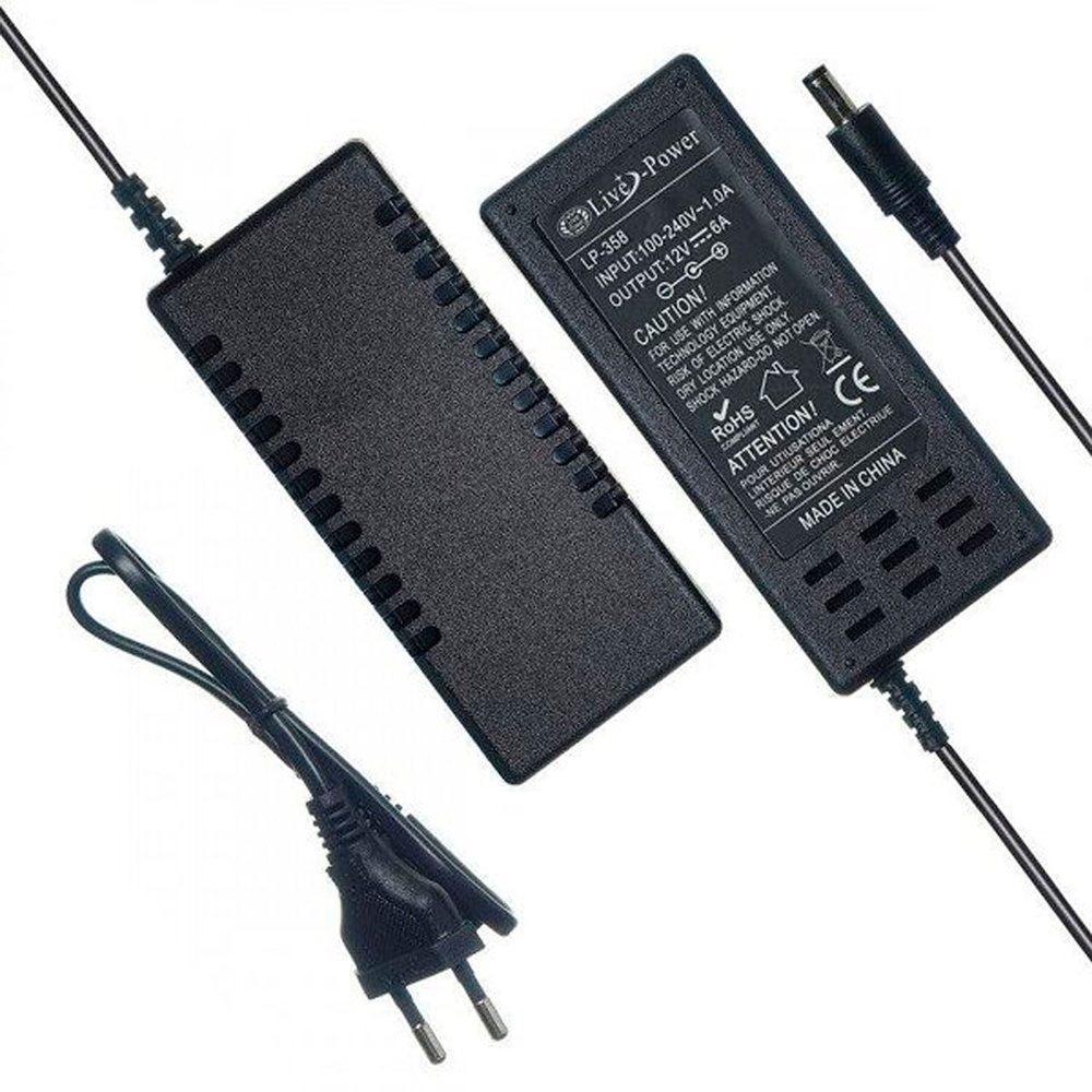 Блок питания Live Power 12V 6A 5.5*2.5 mm LP-358 #1