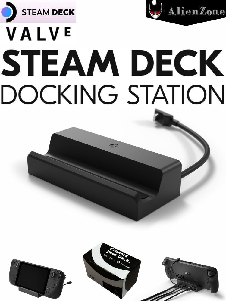 新品同様Steam Deck Dock 純正 Valve スチームデック ドック Сетевое зарядное устройство Для игровых приставок Steam Deck