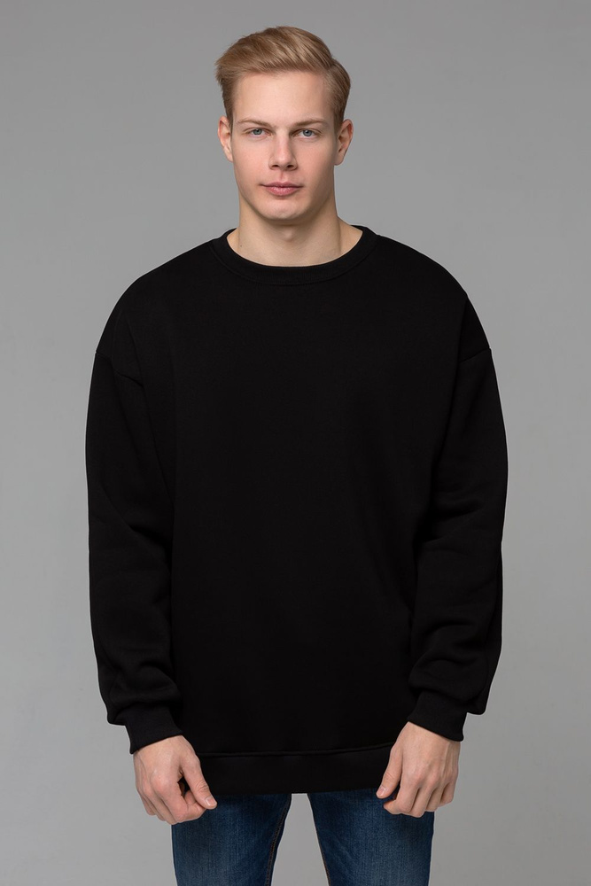 Свитшот Магазин Толстовок - Oversize Sweatshirt 330-360гр. Свитшот оверсайз, утепленный с начесом #1
