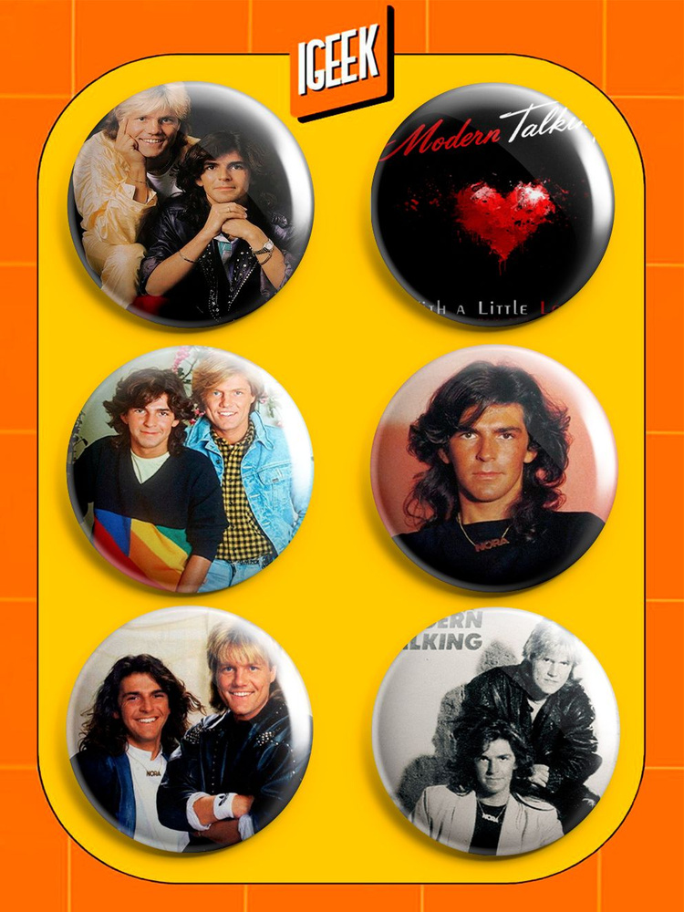 Набор значков Modern Talking #1