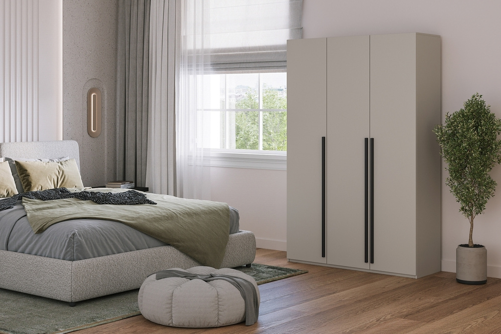 Шкаф распашной Микос МДФ-3 Кашемир #1