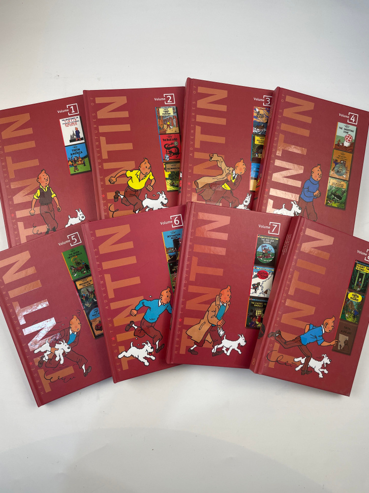TINTIN THE TINTIN COLLECTION 全8巻セット洋書 The Adventures of Tintin: The Complete Collection (Hardback