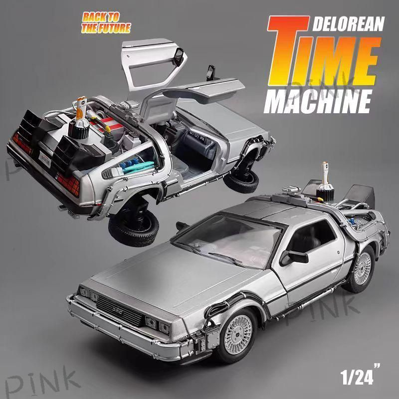 1:24Welly22443DeLorean DMC-12 Машина времени из фильма "Назад в будущее" (Back to the Future) #1