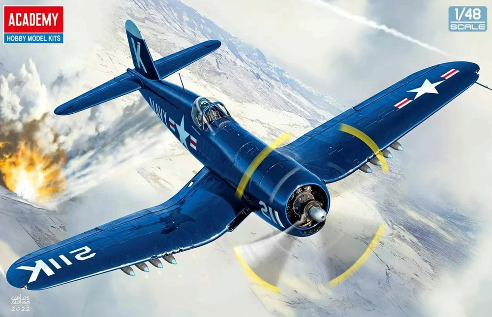 Academy Hobby 12353 1/48 F4U-4 Corsair Battle of Chosin Reservoir сборная модель самолета #1
