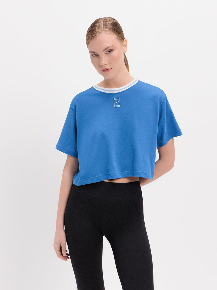 Футболка Nike W NK DF HERTAGE SS CROP TEE #1