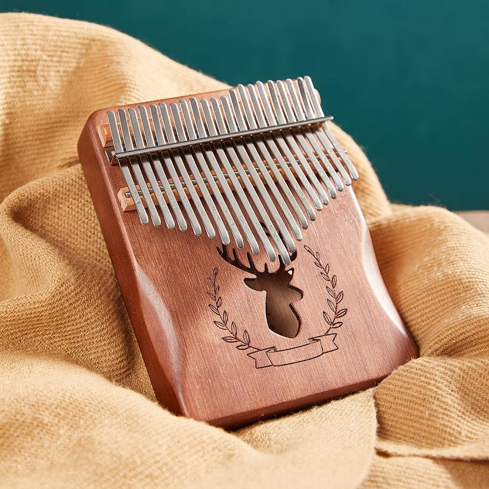 21 Key Kalimba Key + Wood Bridge + Kit Запасные части для пианино для большого пальца (A) #1