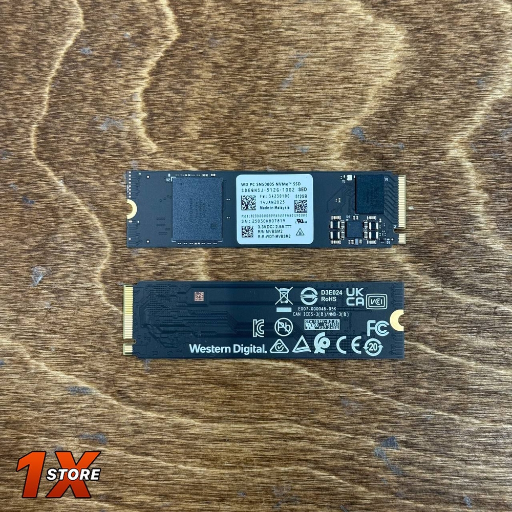 512 ГБ Внутренний SSD-диск Western Digital QLC 3D NAND 2280 WD512