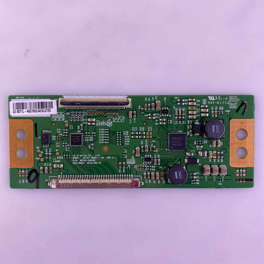 Carte T-CON Pour TV LG 32LK500BPLA – 6871L-3537A, 6870C-0442B, Neuve