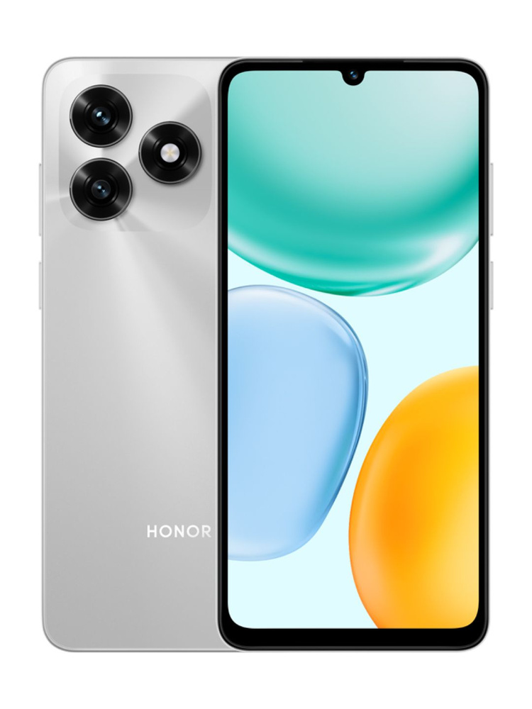 Honor Смартфон Honor X5c 4/64 ГБ, Nano-SIM, серебристый #1