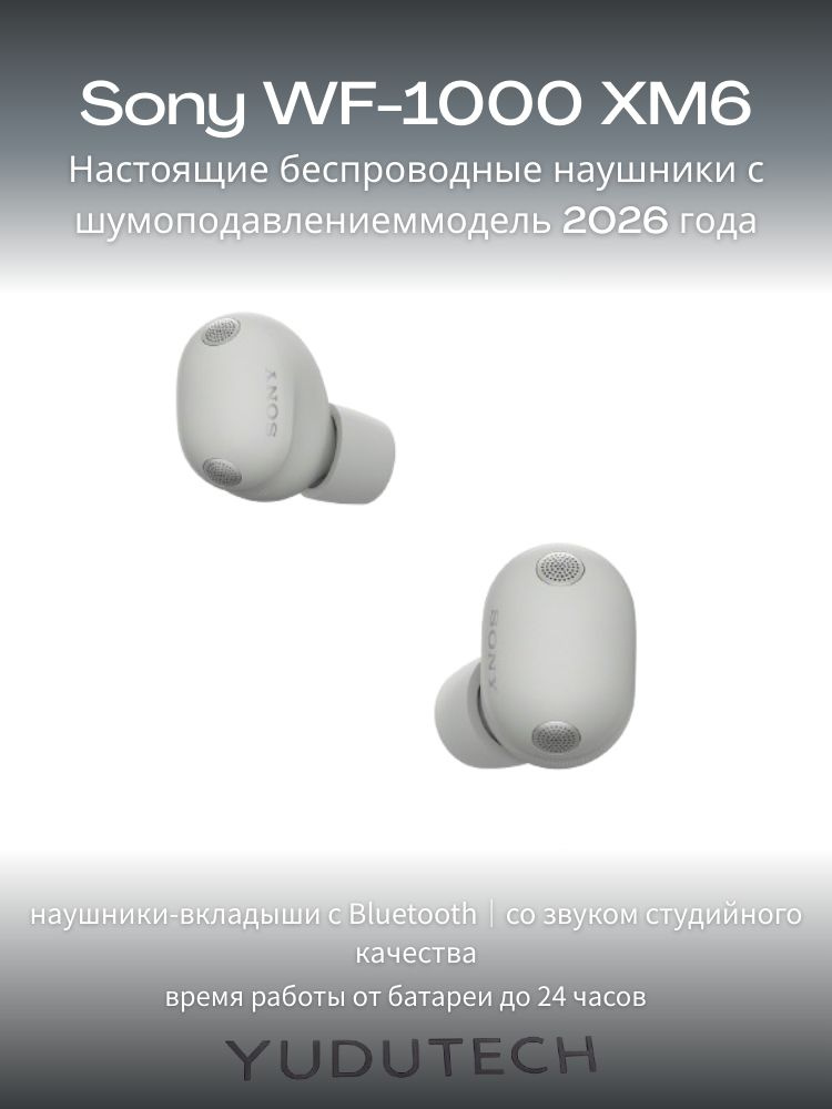 Внутриканальные Внутриканальные Sony WF-1000XM6 Беспроводное SONY