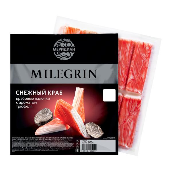 Крабовые палочки с ароматом трюфеля Milegrin 200г #1