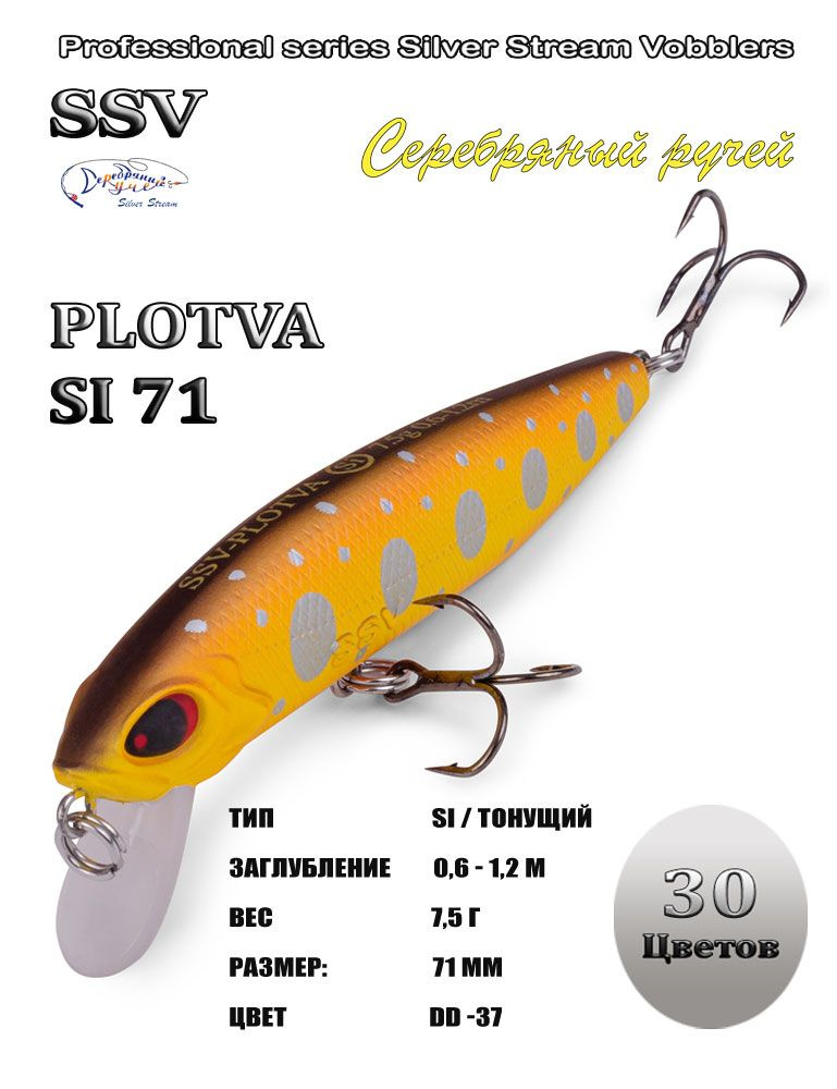 Воблер PLOTVA SI 71 #1