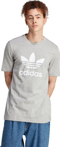 Adidas grey cheap trefoil t shirt