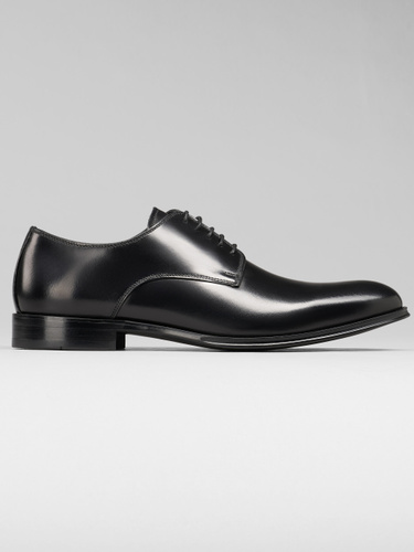 мужские классические кожаные туфли дерби на нейтральном фоне