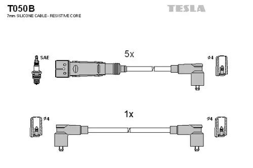 TESLA Провода зажигания
