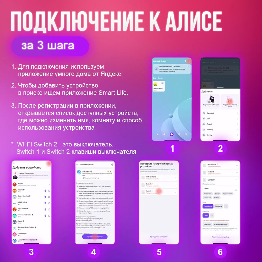 Умный выключатель CBET MAGIC, клавиш 1 шт, монтаж Открытый - купить с ...