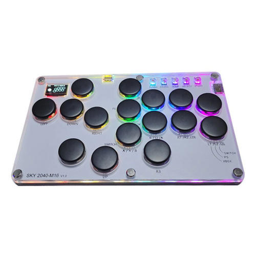 SKY2040 16-клавишный Hitbox аркадный контроллер Fight Stick