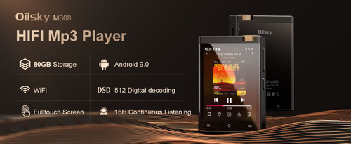 Hi-Fi MP3-плеер 16+64 Гб с Bluetooth и WiFi, цифровой аудиоплеер