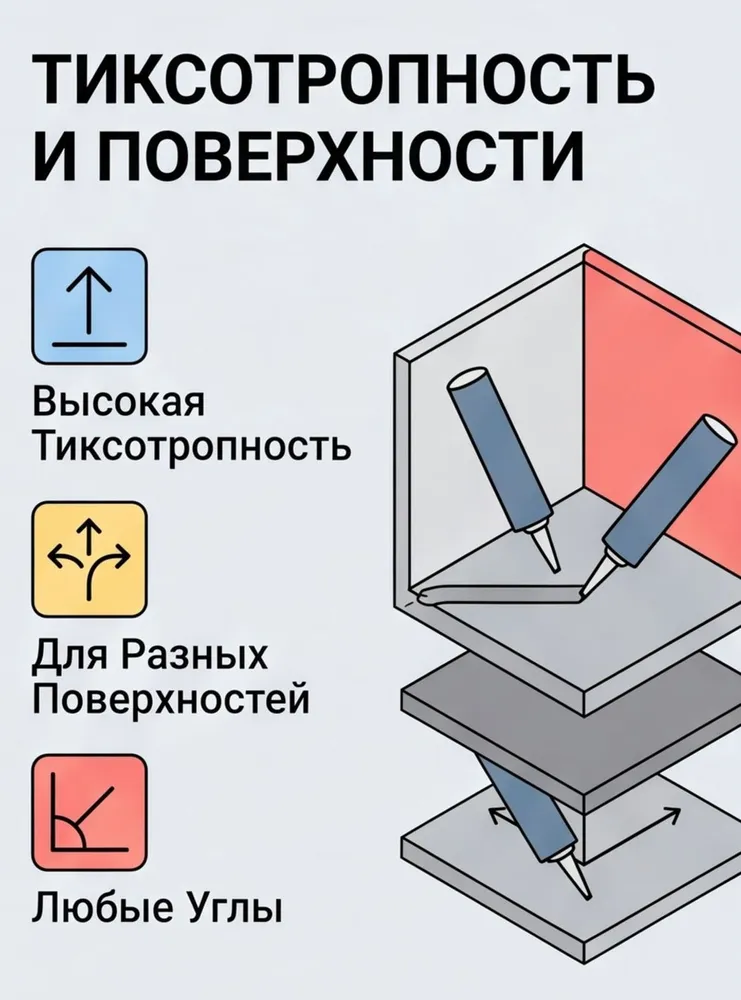 Герметик строительный NEOMID mineral professional 310 мл. картридж Серый, 310 мл, фото 4