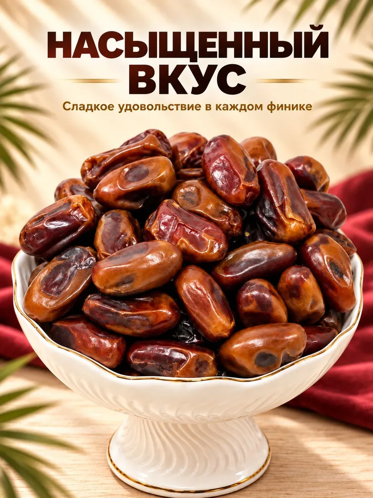 Финики без добавления сахара. 1кг, Иран, 1 кг, фото 6