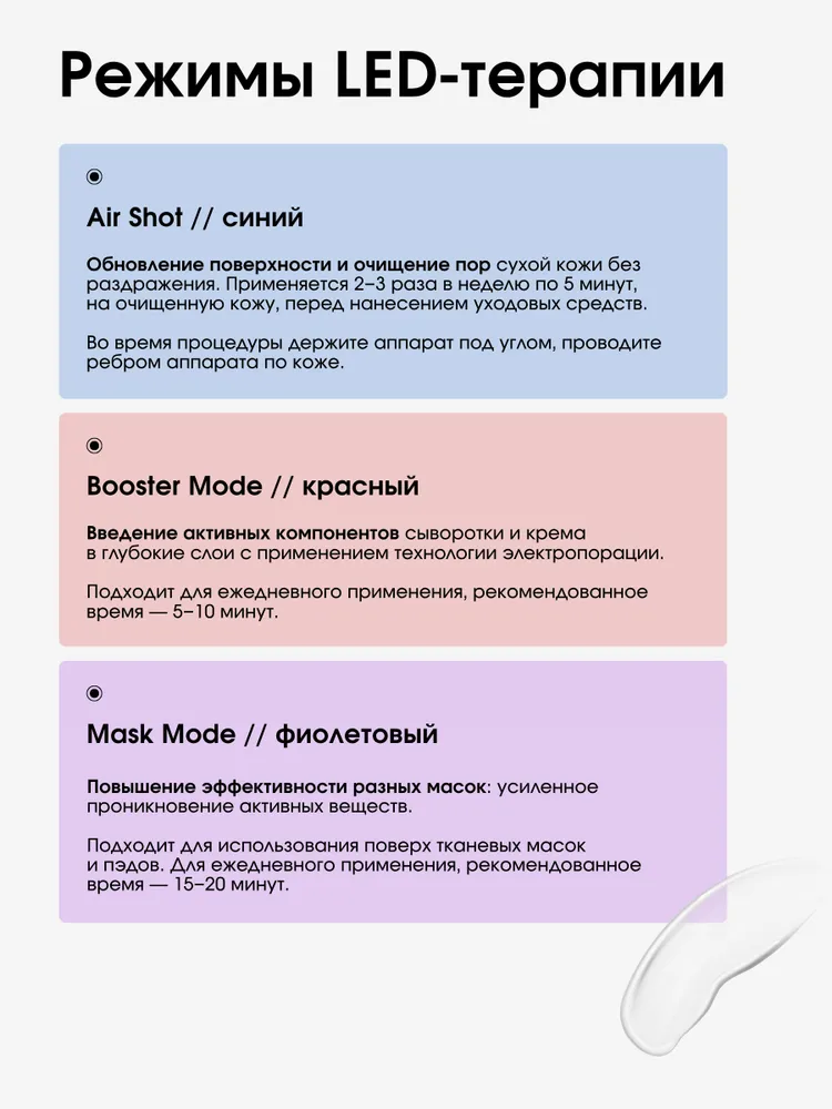 Усиленный микротоковый аппарат массажер для лица 7 в 1 Medicube AGE-R Booster Pro X2 White, белый, фото 4