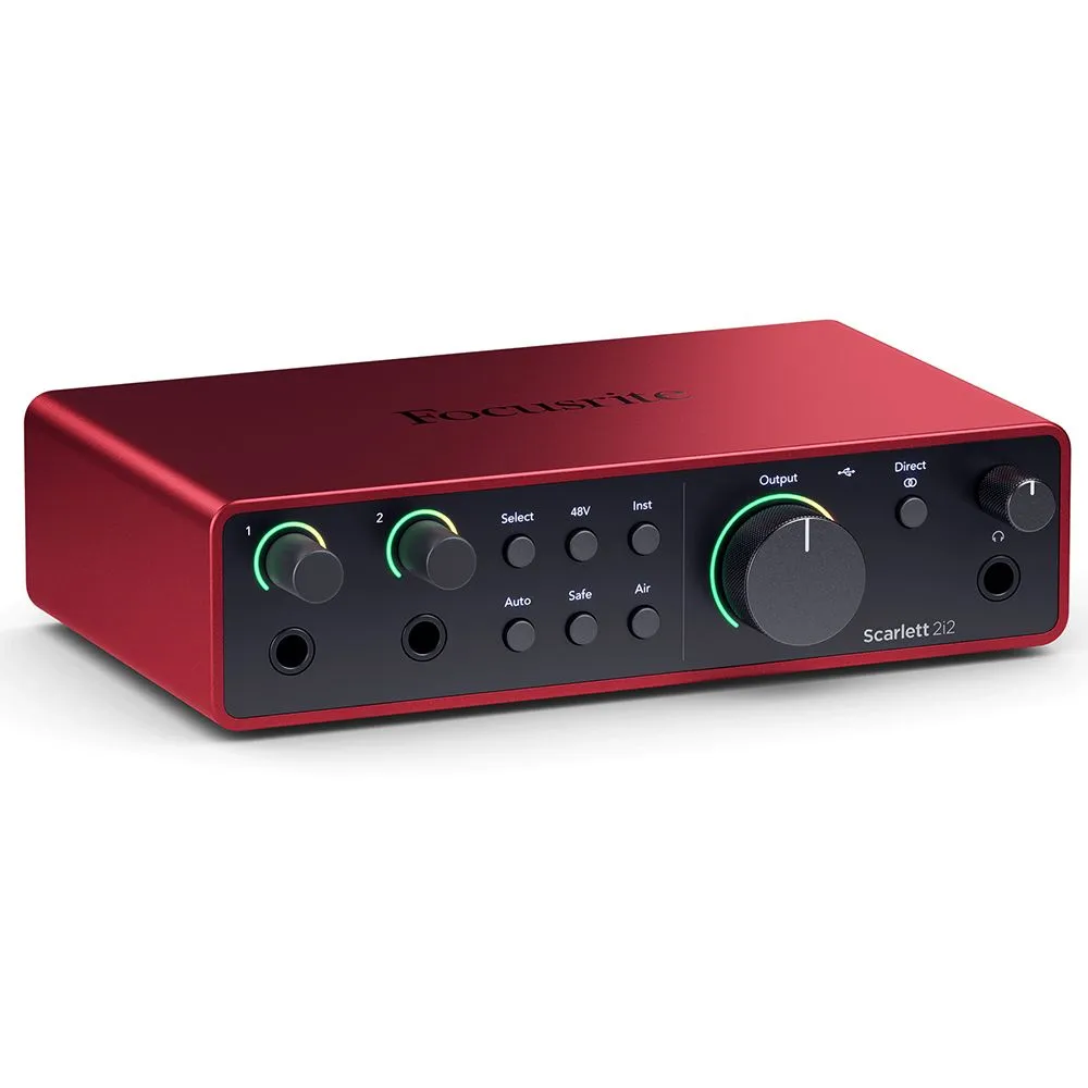 Focusrite Прибор для обработки звука Scarlett 2i2 Studio 4th Gen, красный, красный, фото 3
