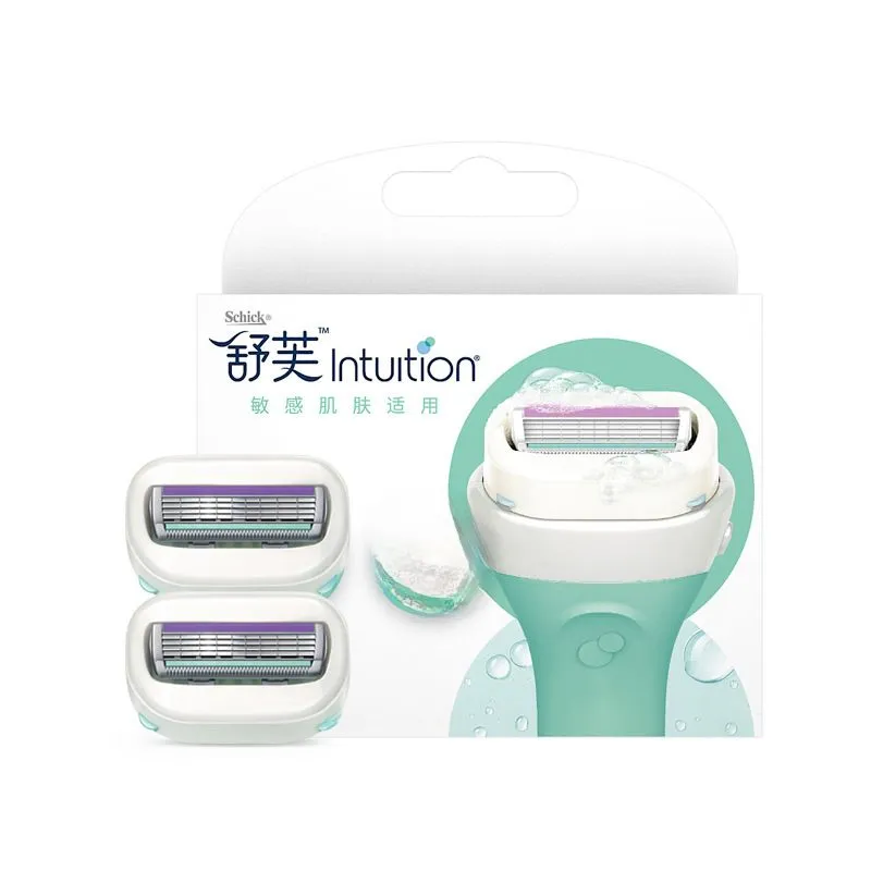 Механизм замены для бритья Schick Comfortable Shufu: нож для удаления волос с мыльной головкой Intuition, большая мыльная головка (коробка с алоэ замены)