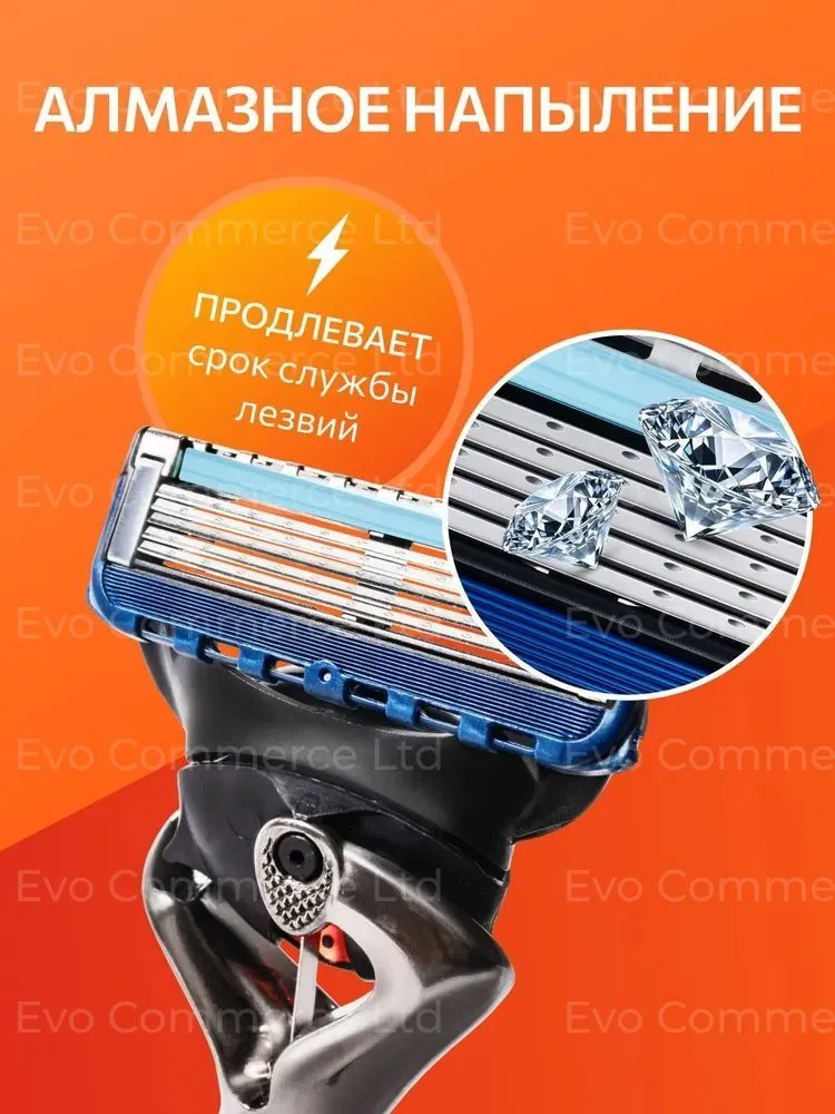 Сменные кассеты для бритвы 4