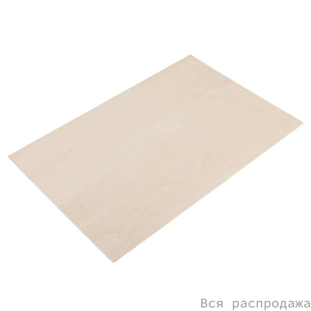 Набор из 5 листов фанеры для моделирования, 300x200x1 мм, для самостоятельного изготовления моделей кораблей, самолетов, домов., 300x200x1 мм, фото 2