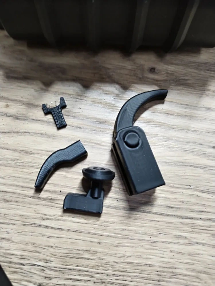 Штурмовая винтовка (Калаш), модель для сборки, черный, 80см