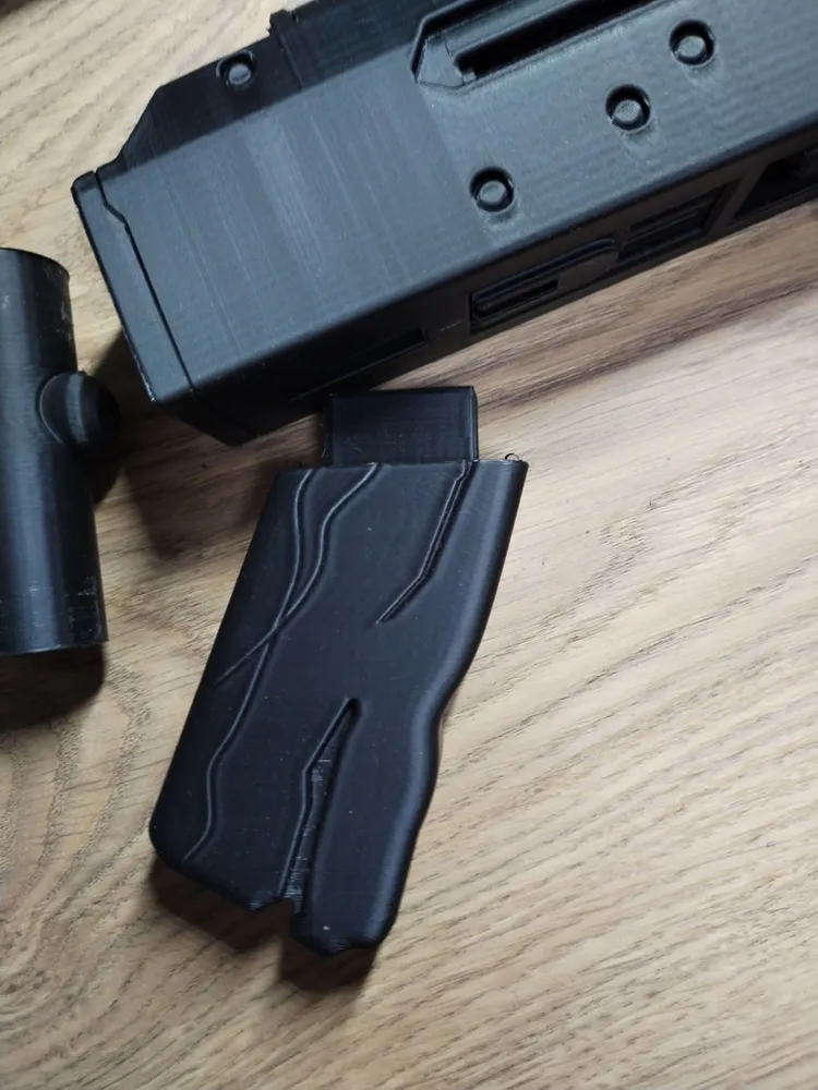 Штурмовая винтовка (Калаш), модель для сборки, черный, 80см