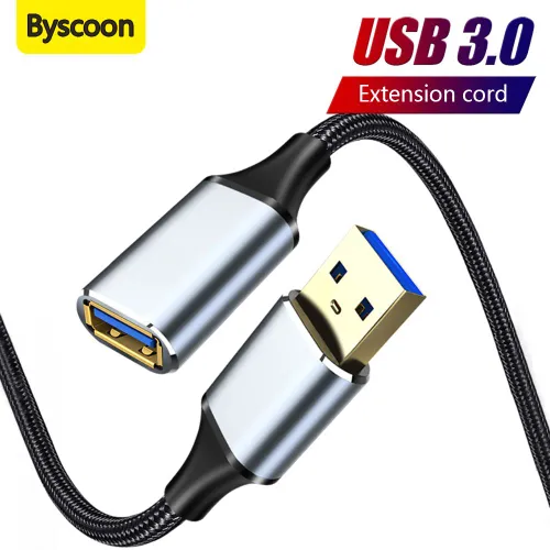Удлинитель кабеля USB 3.0 Type-A/USB 3.0 Type-A, 0.5 м, черный