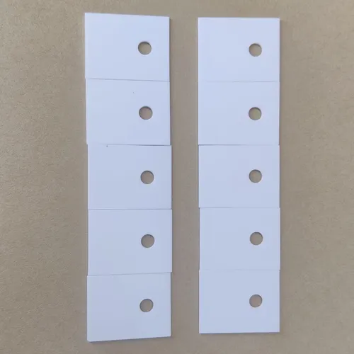 50шт TO-247 17x22x1мм Керамическая теплопроводящая прокладка оксид алюминия