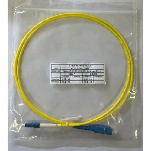 Патчкорд оптический simplex LC/UPC-SC/UPC, одномодовый (9/125 мкм, G657A1), LSZH, диаметр 3.0 мм, дл