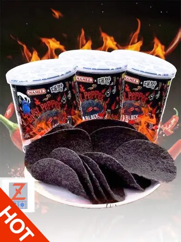 Малайзийские чипсы, супер острые, чипсы MAMEE с призрачным перцем, Ghost Pepper