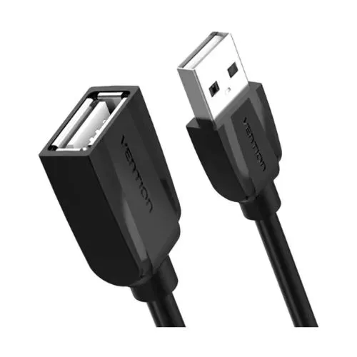 Кабель удлинительный USB 2.0 AM-AF 5м Vention VAS-A44-B500 черный
