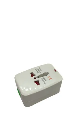 Сетевой портативный адаптер для путешествий duwi со встроенными переходными вилками 150 стран 27417