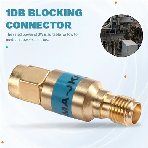 2 Вт DC-блок, разъем SMA папа SMA мама , DC-6 ГГц, 50 Ом, коаксиальный радиочастотный блок-разъем (м
