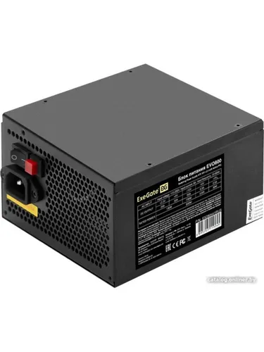 ExeGate EX280441RUS-S Блок питания EVO800 , 800Вт, 120мм, модульный, черный