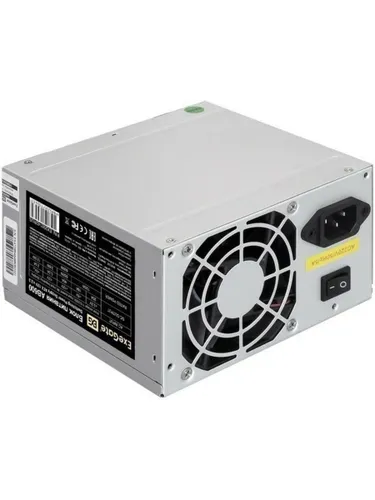 ExeGate EX292142RUS-PC Блок питания 600W AB600 (ATX, PC, 8cm fan, 24pin, (4+4)pin, PCI-E, 3xSATA, 2x