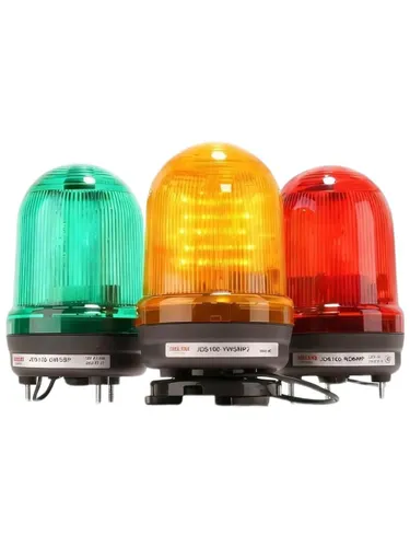 Корпус сигнализатора JDS100, желтый цвет, режим работы: прерывистый писк + мигание, номинальное напр