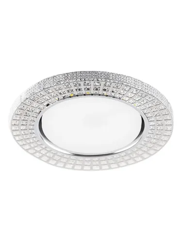 Светильник встраив. Feron CD4028 20LEDx2835 SMD GX53 15W 4000K прозр. хром 32651