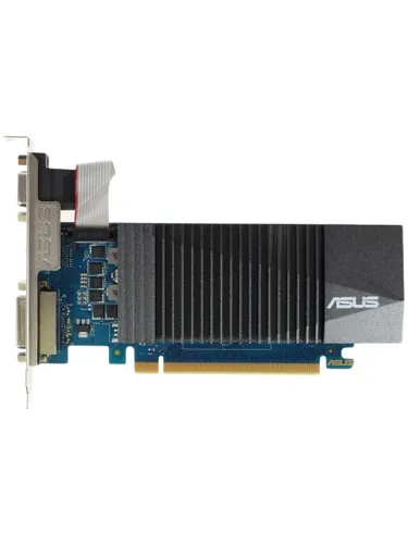 ASUS Видеокарта GeForce GT 710 Silent LP 2 ГБ (GT 710 LP)