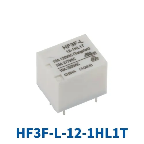 Реле магнитное удерживающее HF3F-L-12-1HL1T, 4-контактное, 10А, 5В DC, малогабаритное